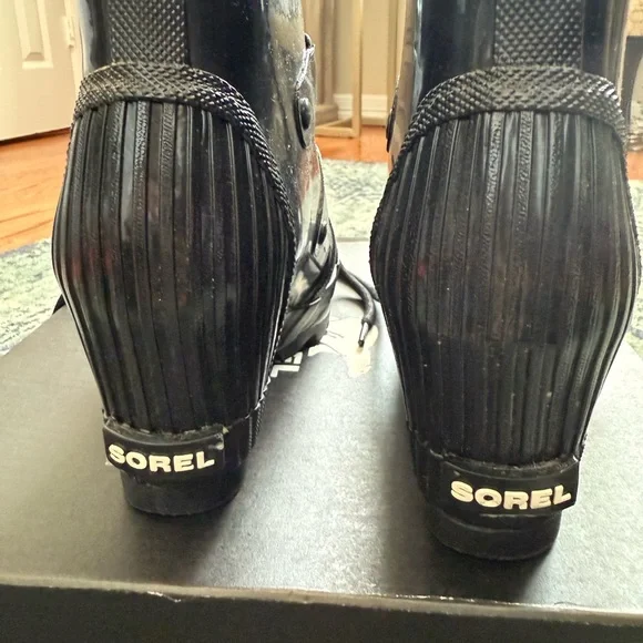 Women's Sorel Rain Wedge - Gloss - Picture 5 of 9